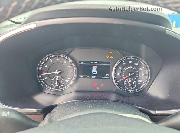 5NMS2DAJ9PH509662 2023 HYUNDAI SANTA Silver Instrument cluster view
