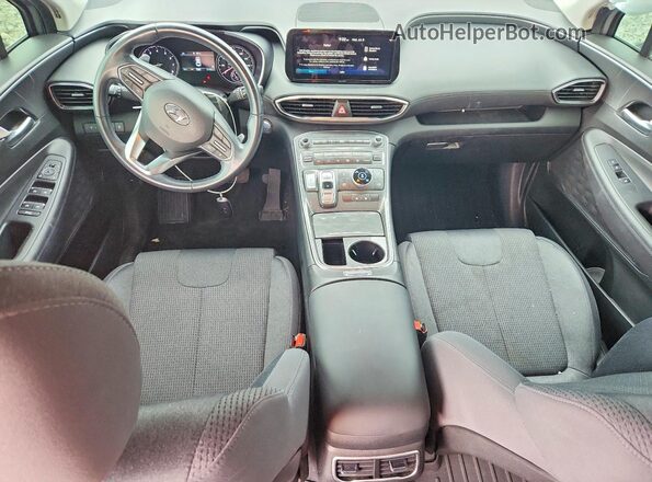5NMS2DAJ9PH509662 2023 HYUNDAI SANTA Silver Dashboard view