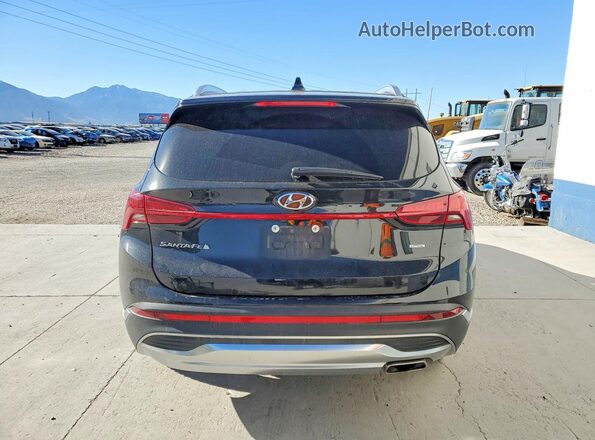 5NMS2DAJXNH417697 2022 HYUNDAI SANTA Black უკანა ხედი