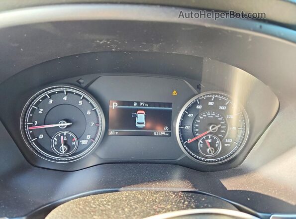 5NMS2DAJXPH551550 2023 HYUNDAI SANTA Gray Вид щитка приладів