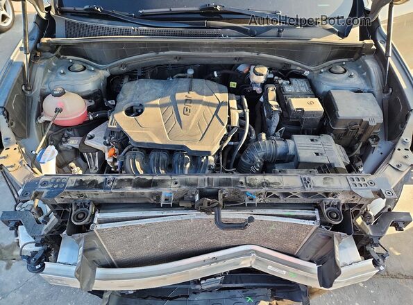 5NMS2DAJXPH551550 2023 HYUNDAI SANTA Gray Вид задньої частини салону