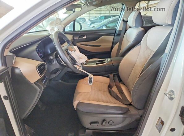 5NMS2DAJXPH583317 2023 HYUNDAI SANTA White წინა სალონის ხედი