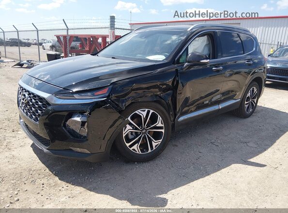 5NMS33AA2LH274815 2020 HYUNDAI SANTA FE Black Przód lewy