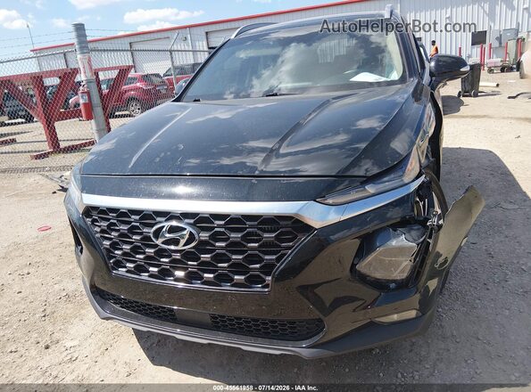 5NMS33AA2LH274815 2020 HYUNDAI SANTA FE Black Widok zestawu wskaźników