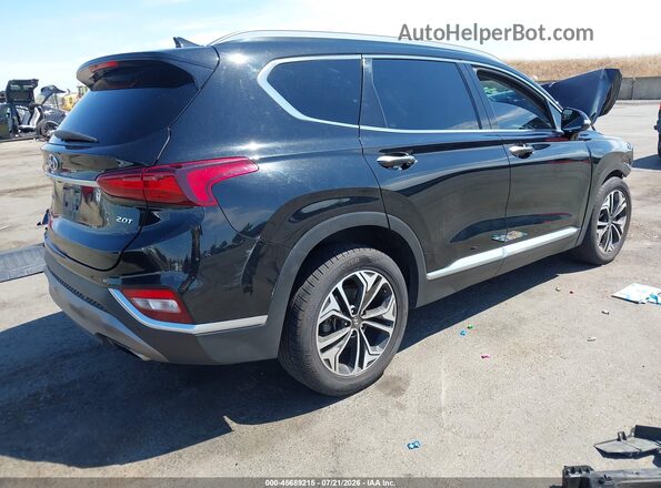 5NMS33AA3LH298010 2020 HYUNDAI SANTA FE Black Trasero derecho