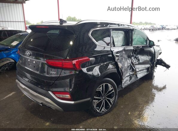 5NMS33AA9LH298870 2020 HYUNDAI SANTA FE Black Задня права чверть