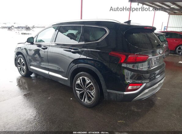 5NMS33AA9LH298870 2020 HYUNDAI SANTA FE Black Задня ліва чверть