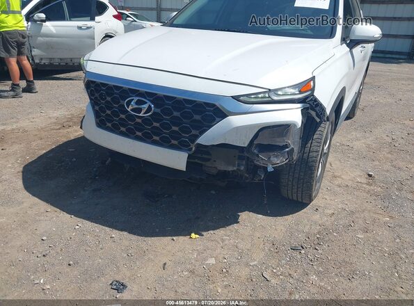 5NMS33AD0LH302363 2020 HYUNDAI SANTA FE White წინა ხედი
