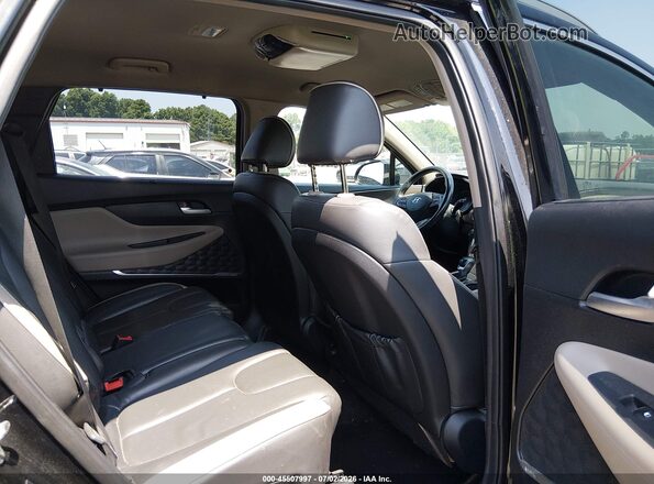5NMS33AD1KH009800 2019 HYUNDAI SANTA FE Black VIN კოდის სტიკერის ხედი