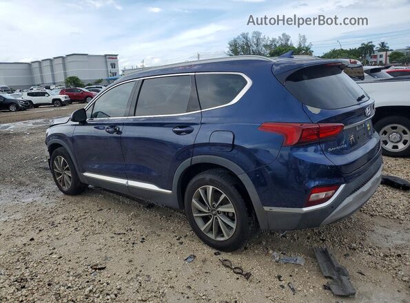 5NMS33AD1KH024460 2019 HYUNDAI SANTA Blue Tył lewy