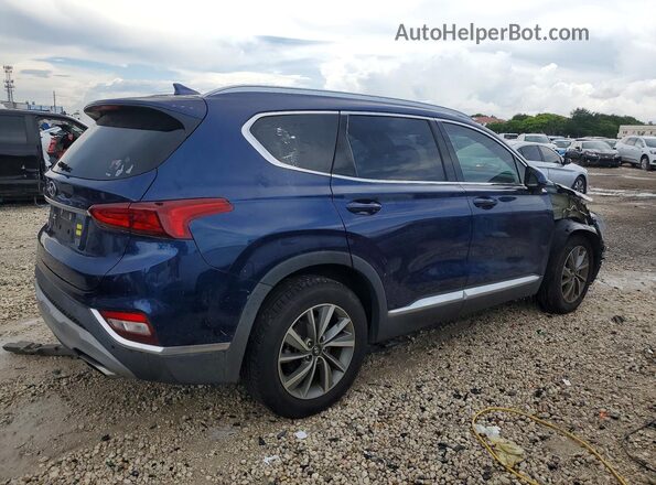 5NMS33AD1KH024460 2019 HYUNDAI SANTA Blue Tył prawy