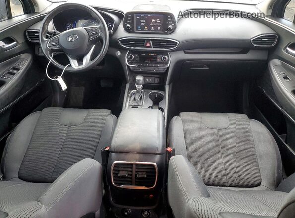 5NMS33AD1KH024460 2019 HYUNDAI SANTA Blue Widok deski rozdzielczej