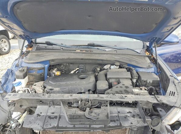 5NMS33AD1KH024460 2019 HYUNDAI SANTA Blue Widok wnętrza z tyłu