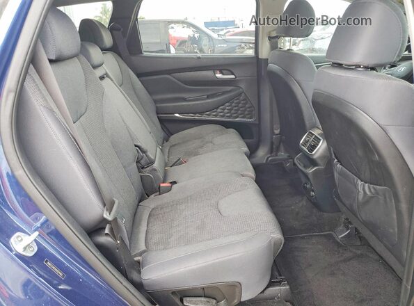 5NMS33AD1KH024460 2019 HYUNDAI SANTA Blue Widok tylnych siedzeń