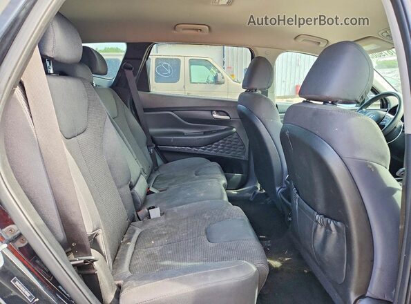 5NMS33AD1LH181102 2020 HYUNDAI SANTA Black Widok tylnych siedzeń