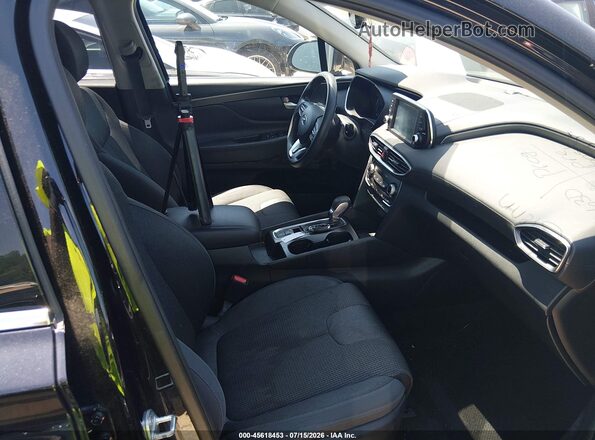 5NMS33AD2KH020305 2019 HYUNDAI SANTA FE Black Widok wnętrza z przodu