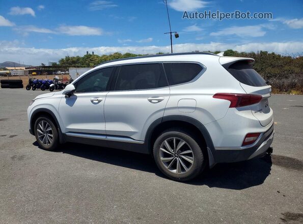 5NMS33AD2KH069729 2019 HYUNDAI SANTA White Задня ліва чверть