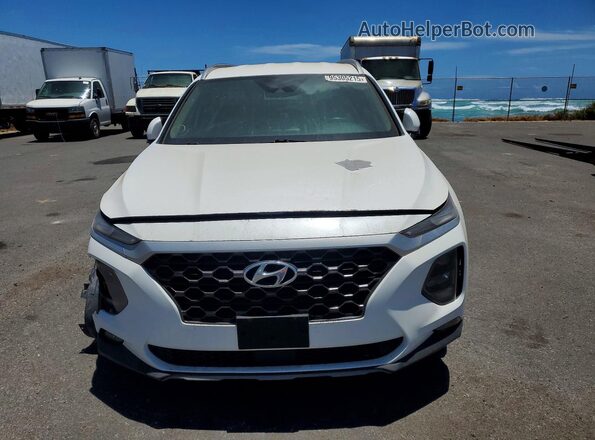 5NMS33AD2KH069729 2019 HYUNDAI SANTA White Вид спереду