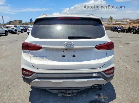 5NMS33AD2KH069729 2019 HYUNDAI SANTA White Вид ззаду