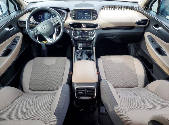 5NMS33AD2KH069729 2019 HYUNDAI SANTA White Вид панелі приладів