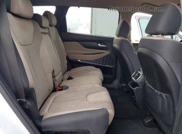 5NMS33AD2KH069729 2019 HYUNDAI SANTA White Вид задньої частини салону