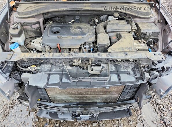 5NMS33AD2KH129055 2019 HYUNDAI SANTA Tan Vista del compartimento del motor