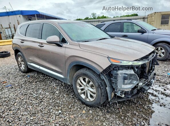 5NMS33AD2KH129055 2019 HYUNDAI SANTA Tan Delantero derecho