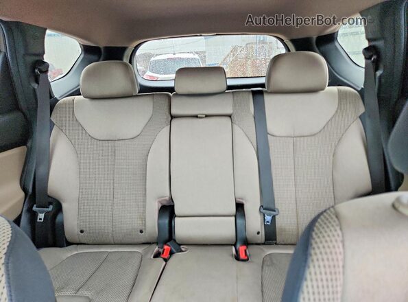 5NMS33AD2KH129055 2019 HYUNDAI SANTA Tan Vista de los asientos traseros