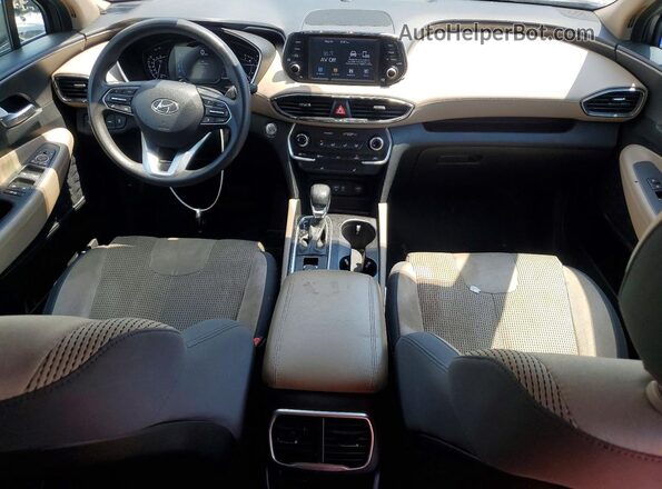 5NMS33AD2KH133882 2019 HYUNDAI SANTA Gray Widok deski rozdzielczej