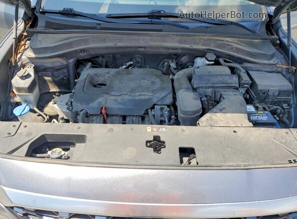 5NMS33AD2KH133882 2019 HYUNDAI SANTA Gray Widok wnętrza z tyłu