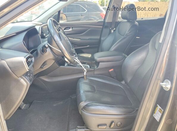 5NMS33AD2LH159707 2020 HYUNDAI SANTA Charcoal Vista interior delantera