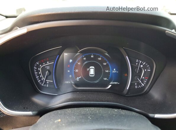 5NMS33AD2LH159707 2020 HYUNDAI SANTA Charcoal Vista del cuadro de instrumentos