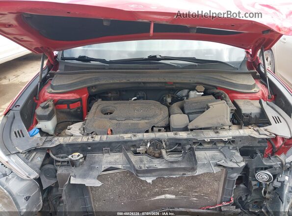 5NMS33AD3LH227934 2020 HYUNDAI SANTA FE Красный Вид сзади