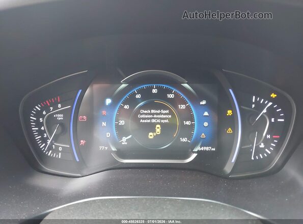 5NMS33AD3LH227934 2020 HYUNDAI SANTA FE Красный Вид задних сидений