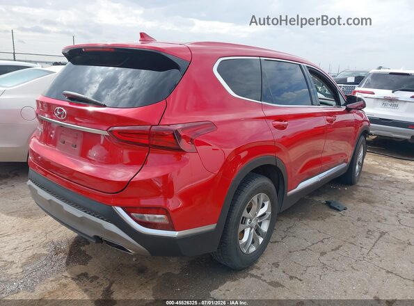 5NMS33AD3LH227934 2020 HYUNDAI SANTA FE Красный Задняя правая четверть