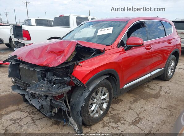 5NMS33AD3LH227934 2020 HYUNDAI SANTA FE Красный Передняя левая четверть