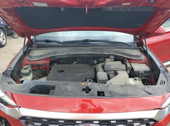 5NMS33AD4KH042161 2019 HYUNDAI SANTA Red Շարժիչի բաժամունքի տեսք