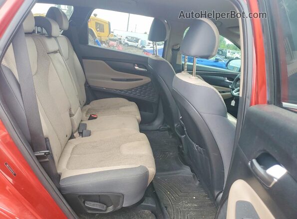 5NMS33AD4KH042161 2019 HYUNDAI SANTA Red Սալոնի հետևի տեսք