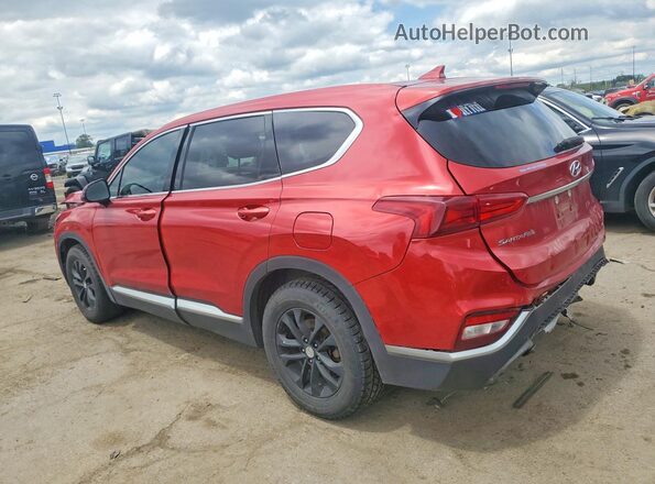 5NMS33AD4KH042161 2019 HYUNDAI SANTA Red Հետևի ձախ