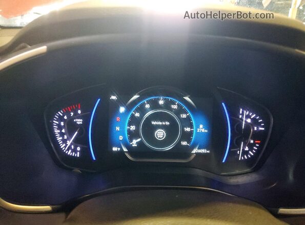 5NMS33AD4KH057095 2019 HYUNDAI SANTA Красный Вид щитка приборов