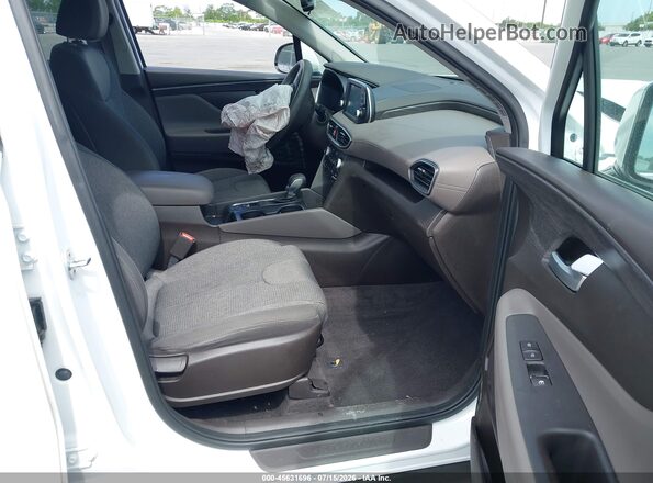 5NMS33AD4KH098813 2019 HYUNDAI SANTA FE White Вид салону спереду