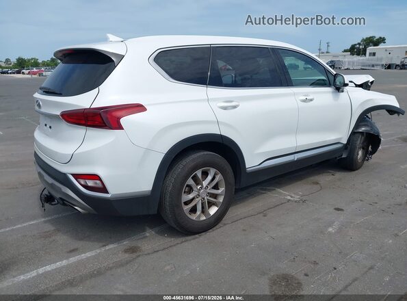 5NMS33AD4KH098813 2019 HYUNDAI SANTA FE White Задня права чверть