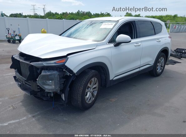 5NMS33AD4KH098813 2019 HYUNDAI SANTA FE White Передня ліва чверть