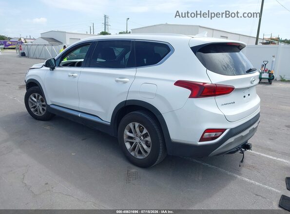 5NMS33AD4KH098813 2019 HYUNDAI SANTA FE White Задня ліва чверть