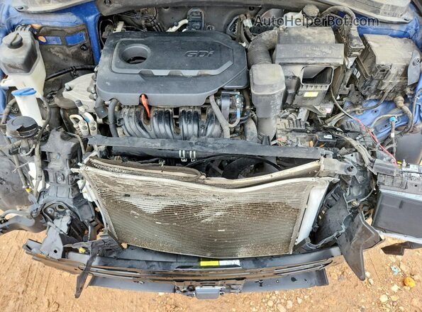 5NMS33AD4KH110006 2019 HYUNDAI SANTA Blue Սալոնի հետևի տեսք