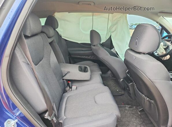 5NMS33AD4KH110006 2019 HYUNDAI SANTA Blue Հետևի նստատեղերի տեսք