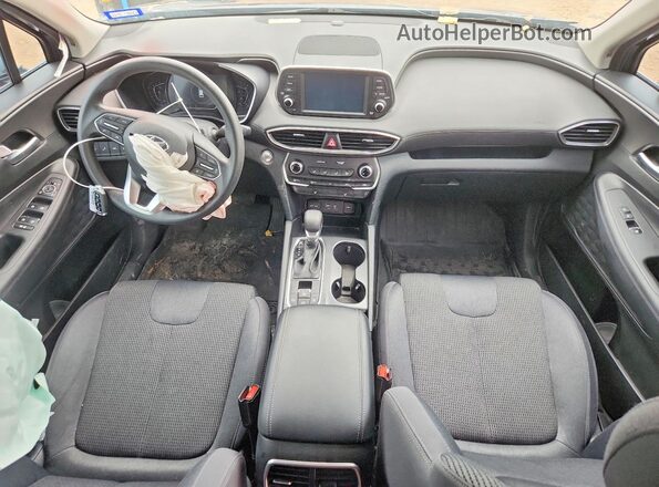 5NMS33AD4KH110006 2019 HYUNDAI SANTA Blue Առջևի վահանակի տեսք