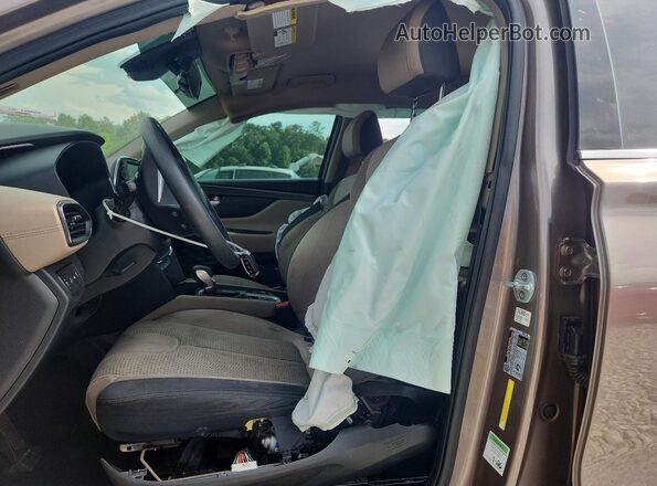 5NMS33AD4KH111253 2019 HYUNDAI SANTA Beige Front interior view