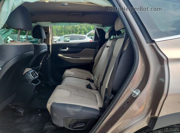 5NMS33AD4KH111253 2019 HYUNDAI SANTA Beige Rear seats view