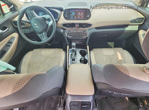 5NMS33AD4KH111253 2019 HYUNDAI SANTA Beige Dashboard view